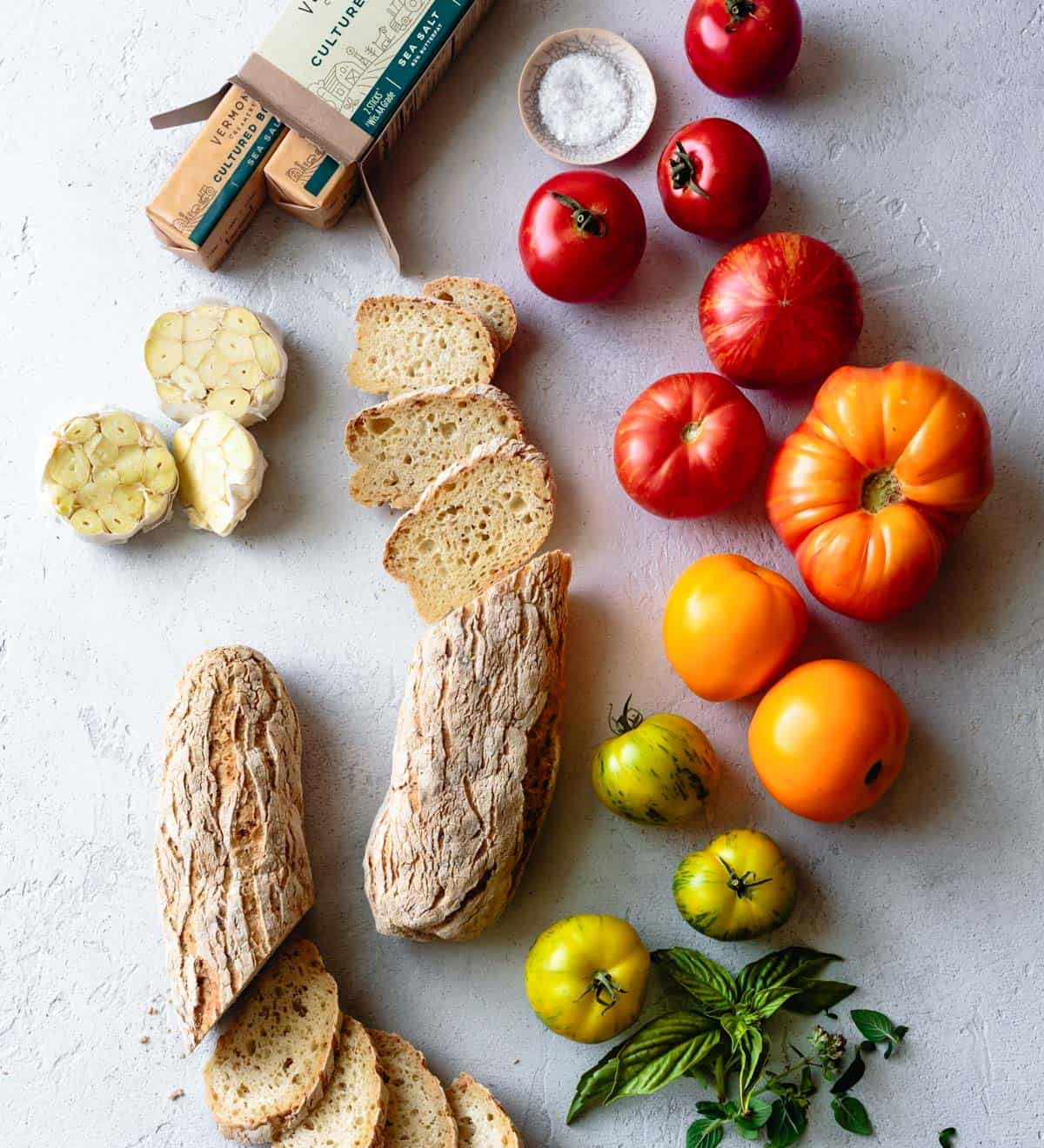 Gluten-Free Garlic Bread Bruschetta