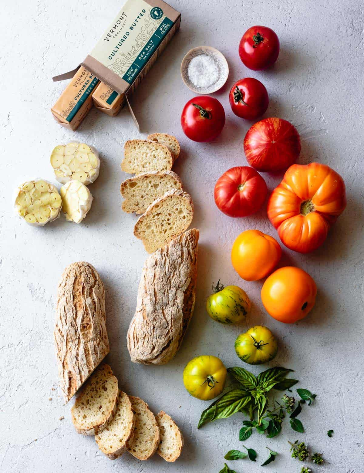 Gluten-Free Garlic Bread Bruschetta