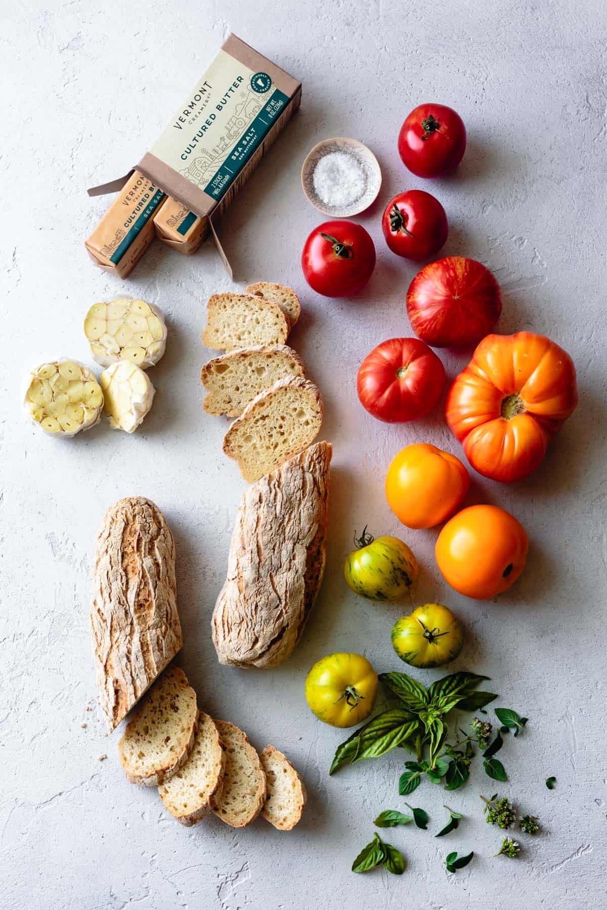 Gluten-Free Garlic Bread Bruschetta