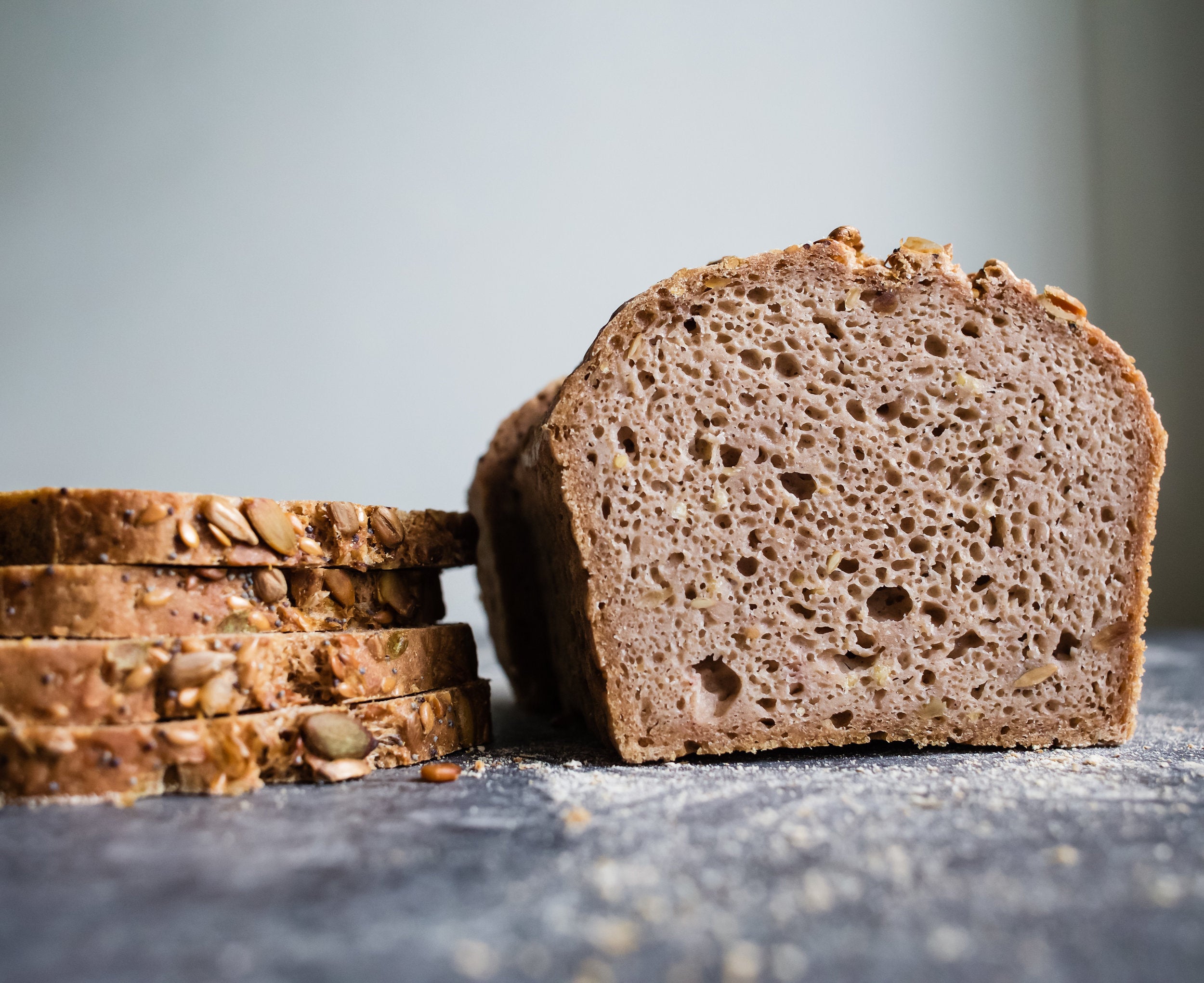 Dark and Seedy Sourdough