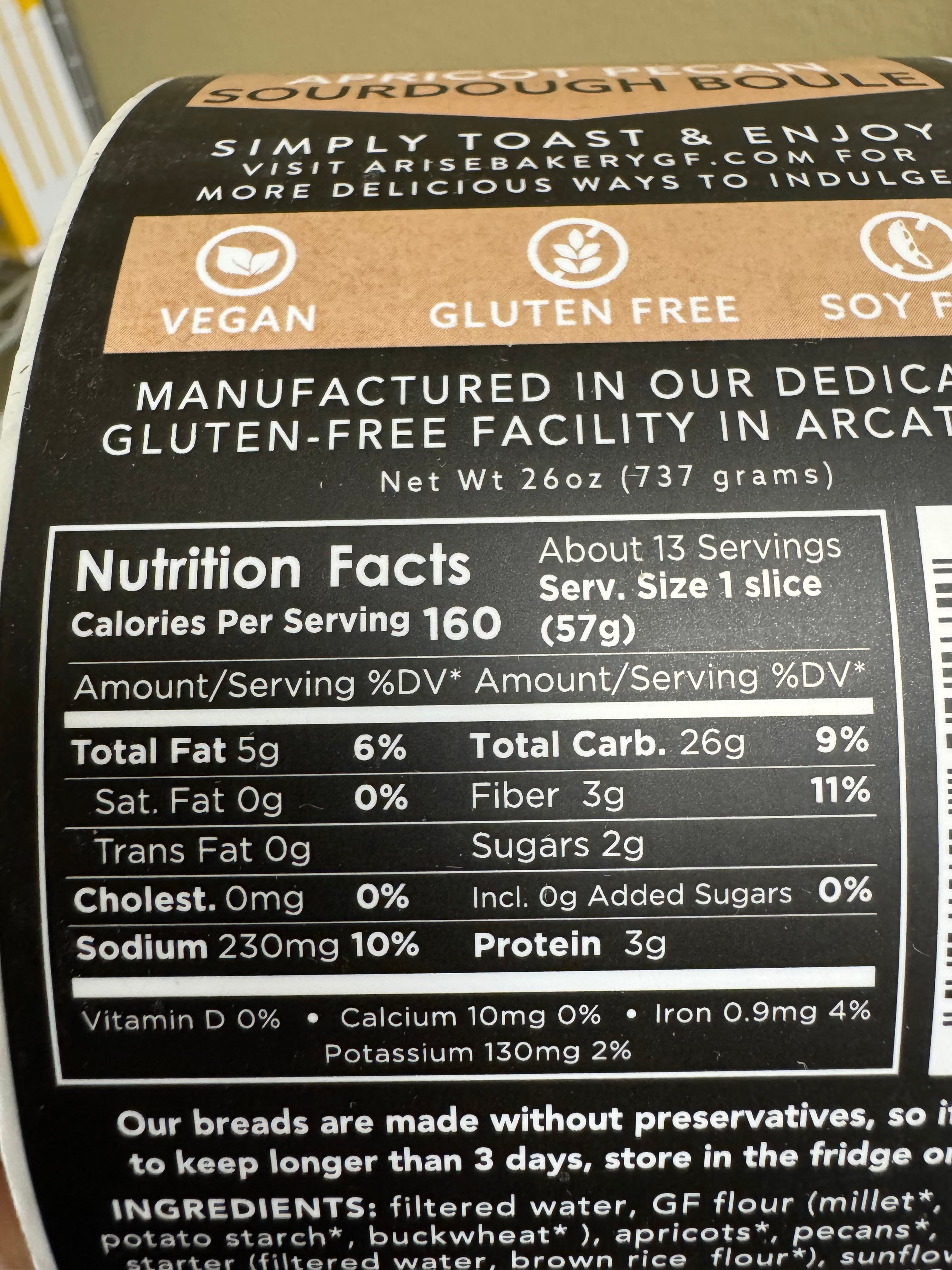 Apricot Pecan Sourdough Boule