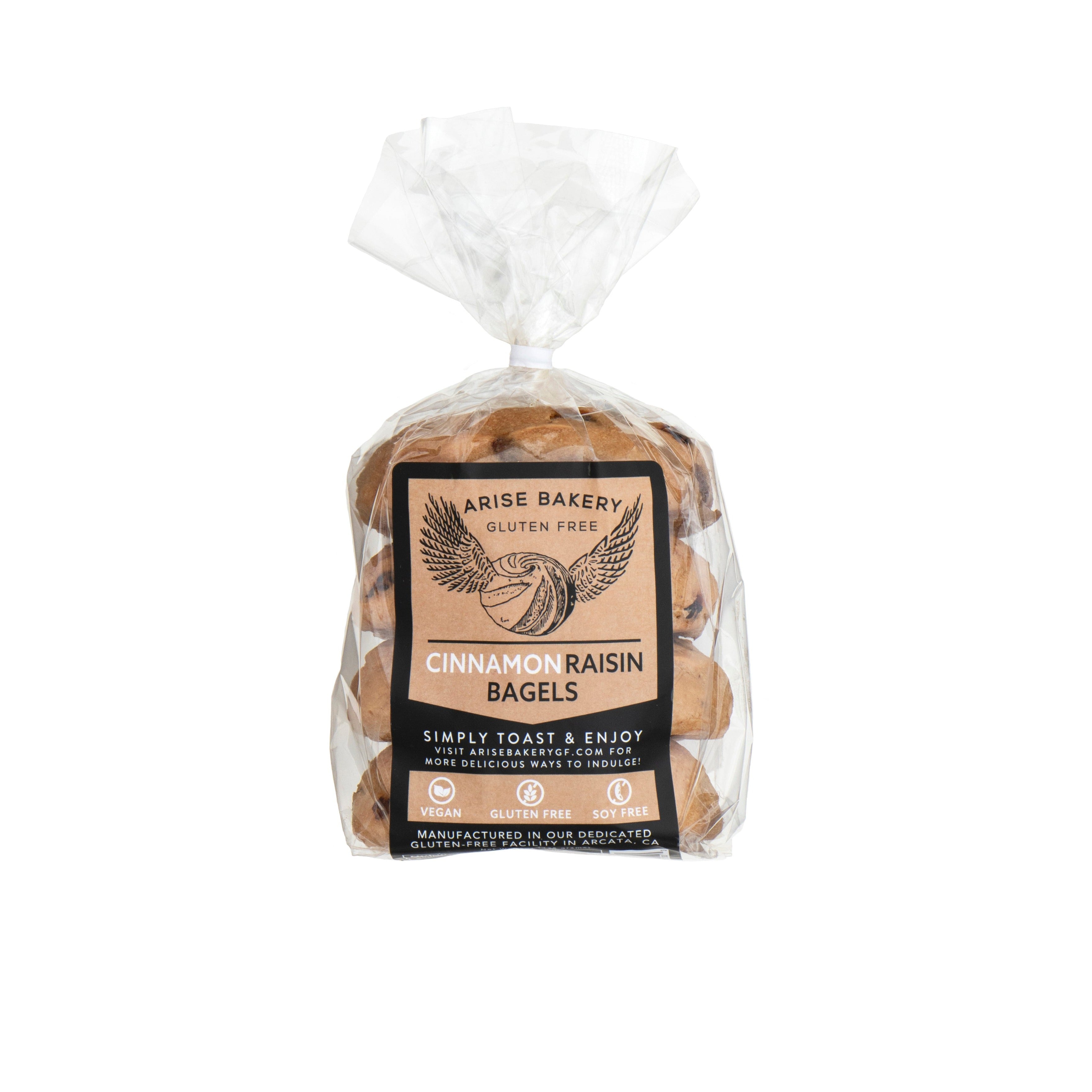 Cinnamon raisin bagel 4-pack